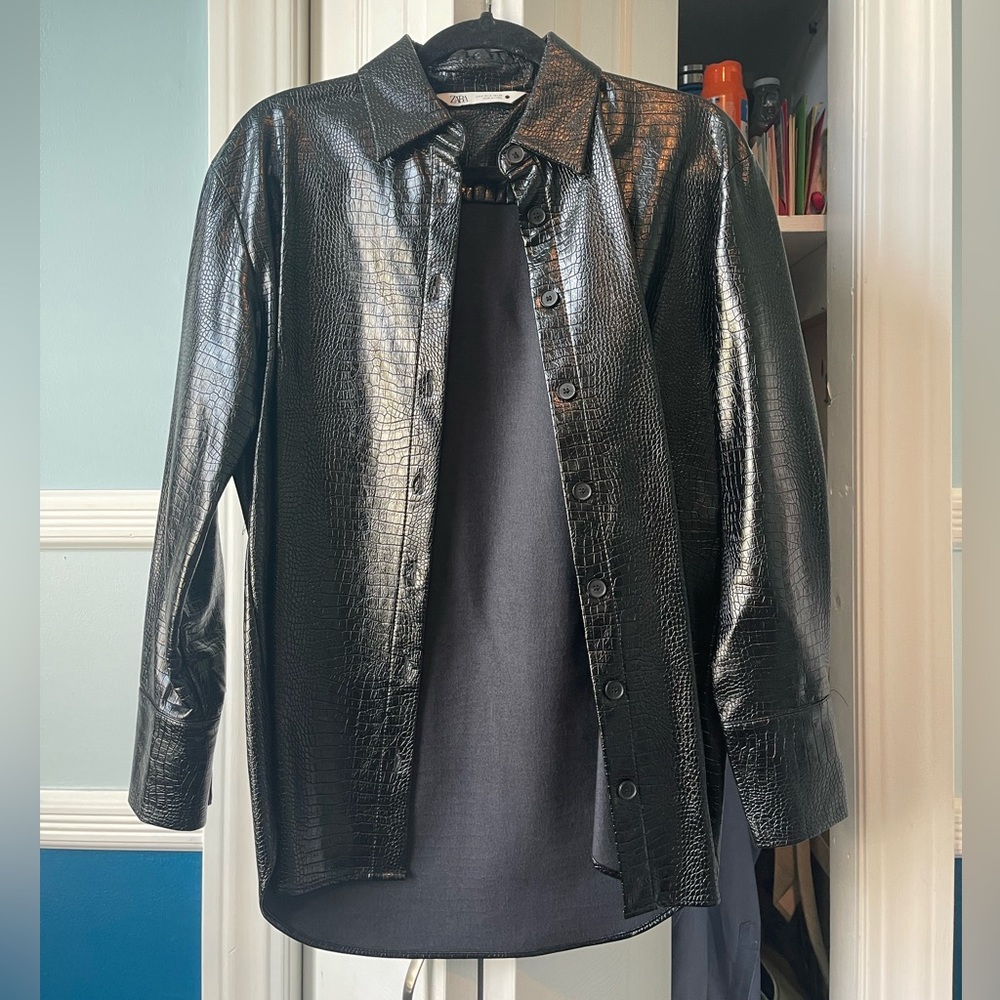 Zara print jacket!